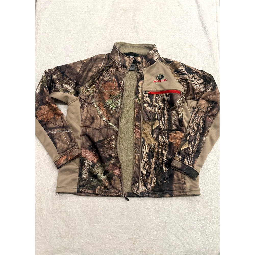 Mossy Oak Women Camo Softshell Jacket L Break-Up Country Timber Wolf TJ1023